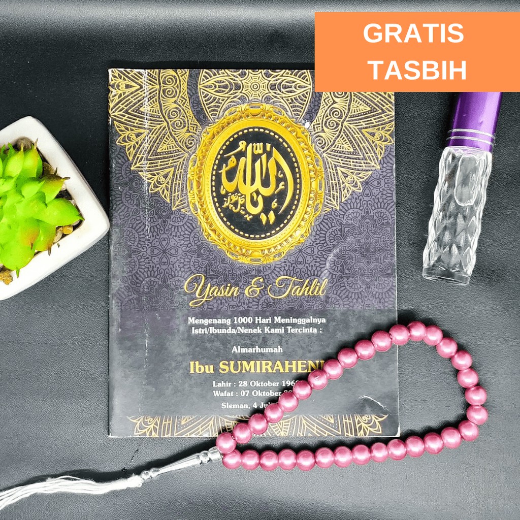 BUKU YASIN TAHLIL SOFT COVER ARTPAPER 192 HALAMAN TERMURAH