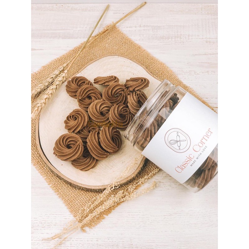 

Kue Kering Sagu Coklat Classic Corner