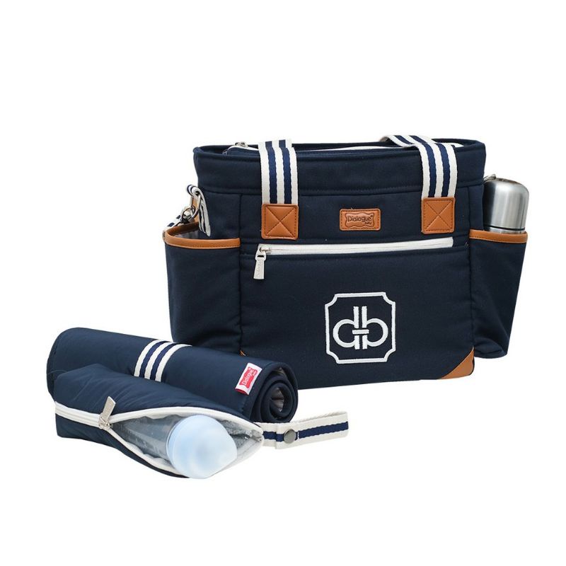 tas bayi sedang merk dialogue medium diaper bag 3in1 set classy series DGT7411