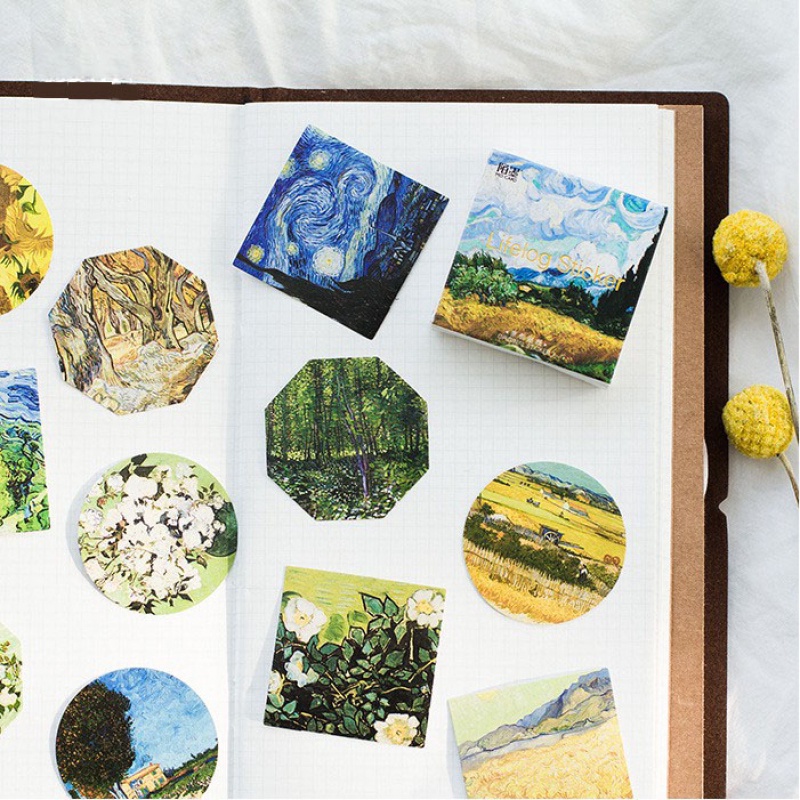 

Sticker "Van Gogh" For DIY Scrapbook, Planner, Journal