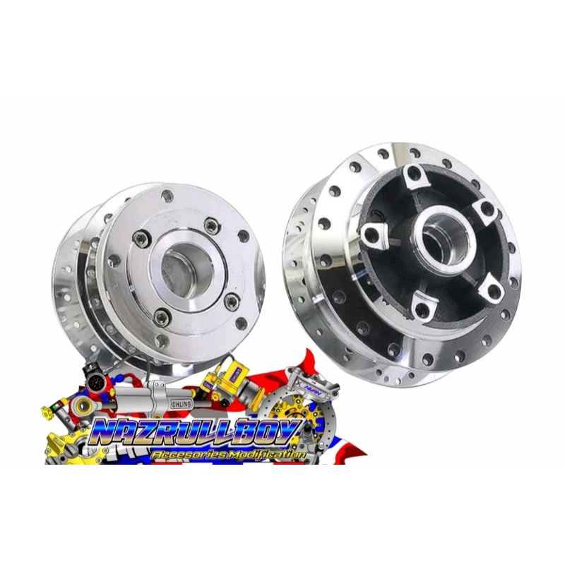 Tromol Trombol 1 Set Depan Belakang Chrome Original mx king Vixion new OLD NVL NVA R15 Jupiter Mx ki