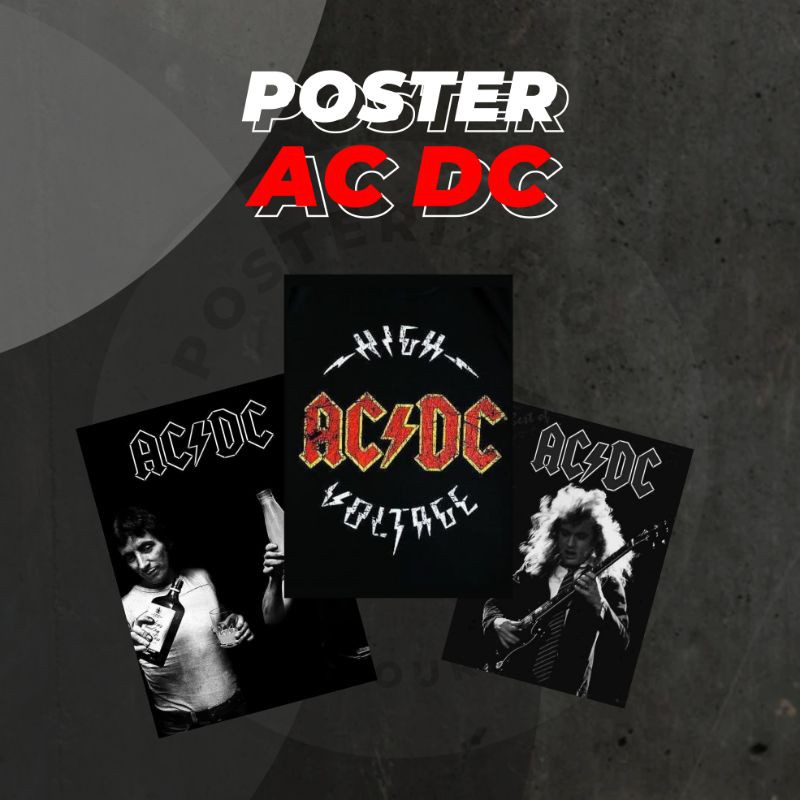 Jual POSTER BAND AC DC POSTER DINDING | Shopee Indonesia