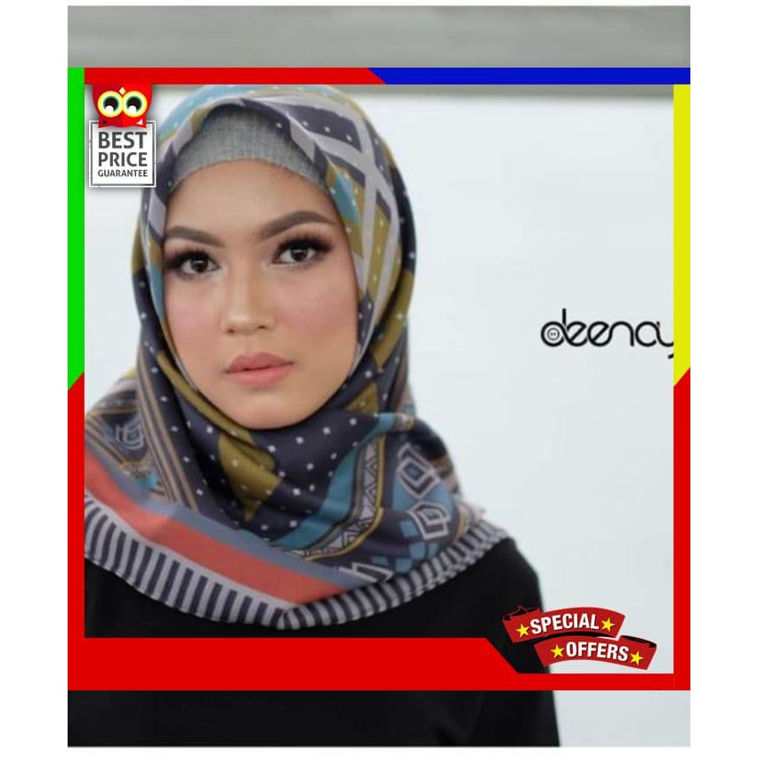Promo DEENAY BUENO VOALPRINTED SCRAFT Berkualitas
