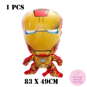 Balon Foil Iron Man / Balon Karakter Iron Man / Balon Foil Jumbo Iron Man / Balon Iron Man / Balon