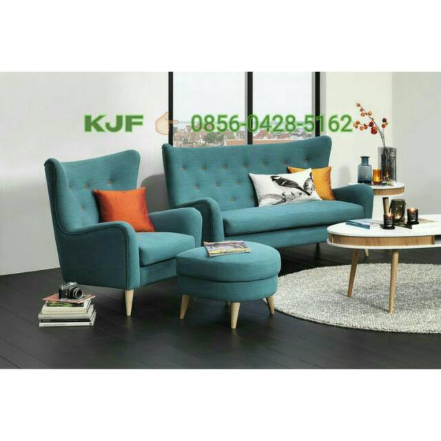 Sofa retro set dudukan 21 dan sofa puff I sofa tamu minimalis