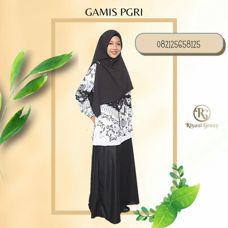 GAMIS PGRI/GAMIS DINAS PGRI PNS ORIGINAL RIYANI