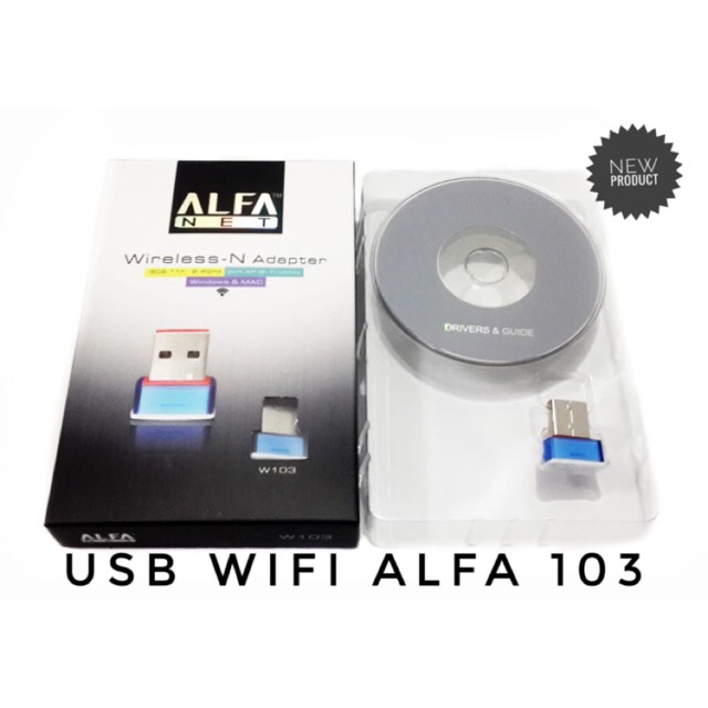 ALFA NET WIRELESS N USB ADAPTER - USB WIFI 2.4Ghz