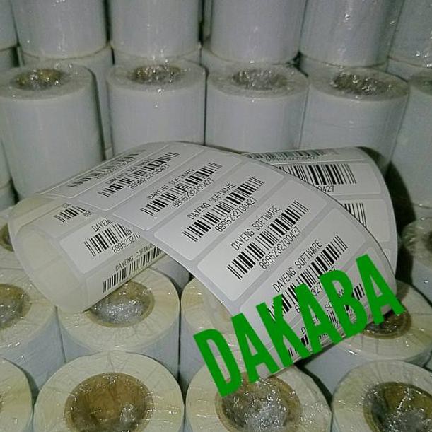 

T3rk!n!>Thermal Label Barcode lebar 50 x tinggi 15 mm etlaseN97