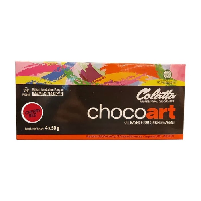 

Colatta Choco Art Pewarna Makanan Cherry Red 4 x 50 Gr