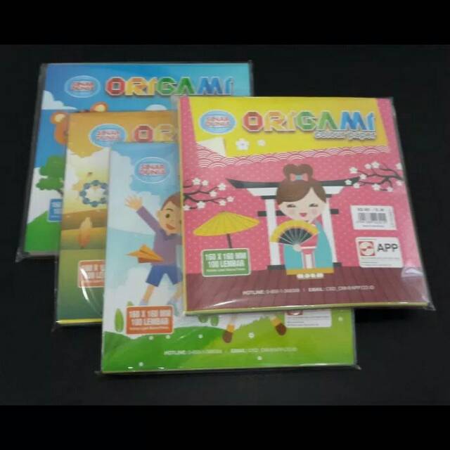 

Kertas Origami Besar 16 x 16 Sidu.