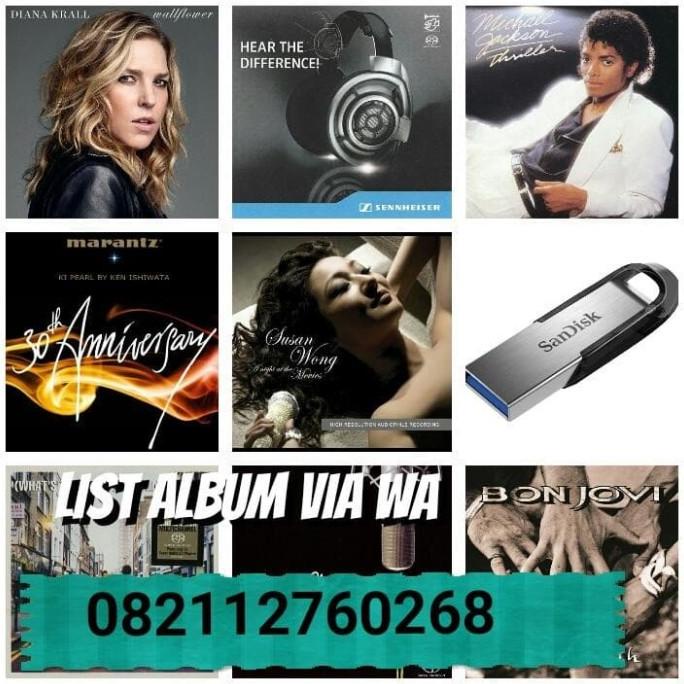 Album Lagu format DSD 64 & DSD 128 DSF DFF HI-RES & flashdisk 16gb Termurah