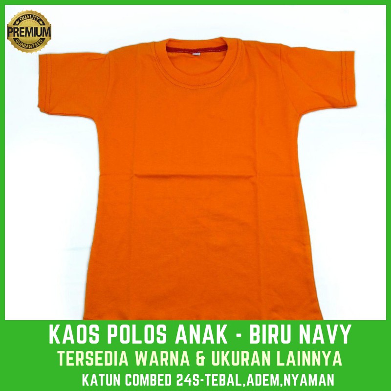 30 Ide Kaos Polos Warna Orange Imtopsty Turvy