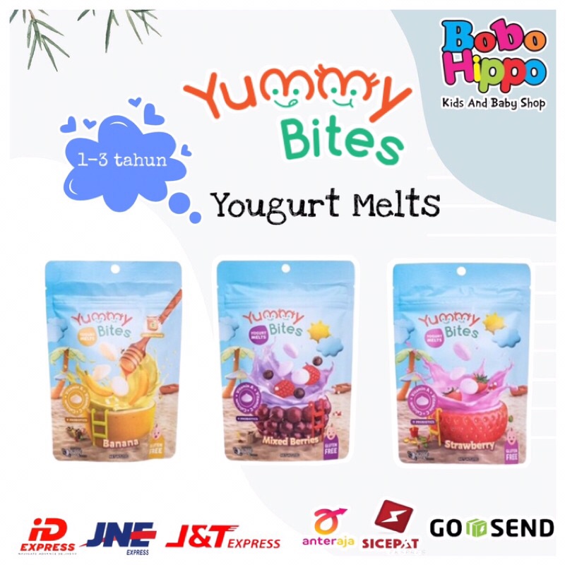 Jual Yummy Bites Yogurt Melt 20gr Yoghurt Melt 20 GR Shopee Indonesia