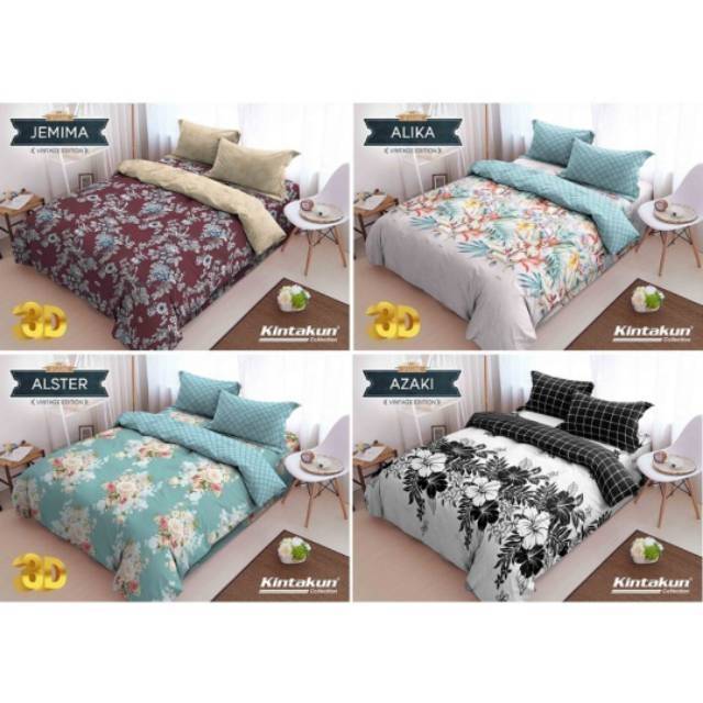 Juragan Sprei Kintakun Dluxe King No.1 180 x 200 - Seprai 