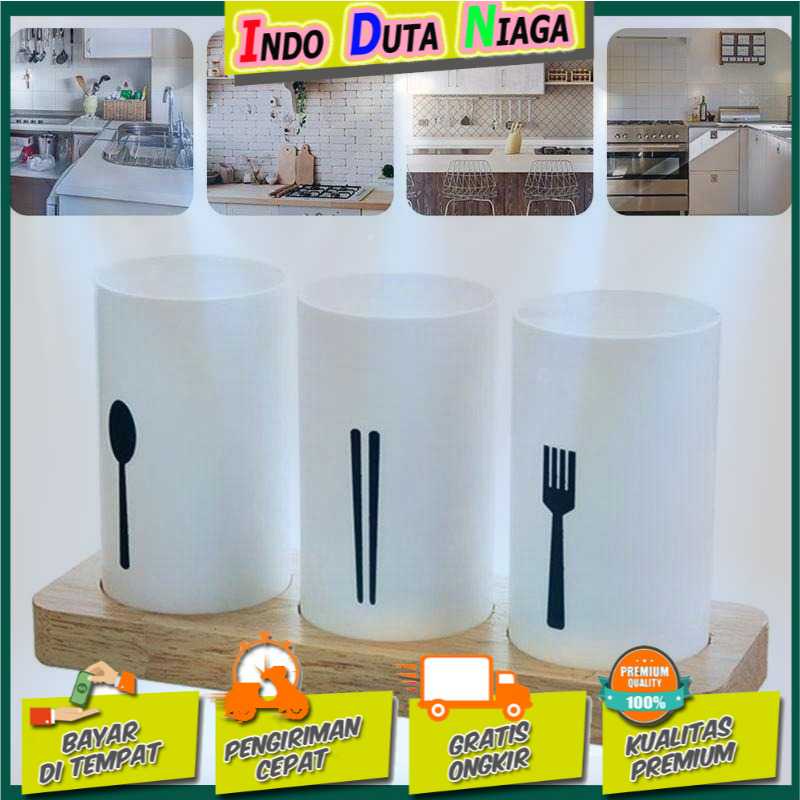 IDN MY HOME - NIEMAS Rak Organizer Dapur Tempat Sendok Garpu Storage - NMD279