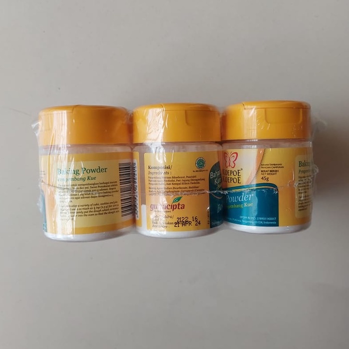 

Baking Powder Koepoe Koepoe 45gr