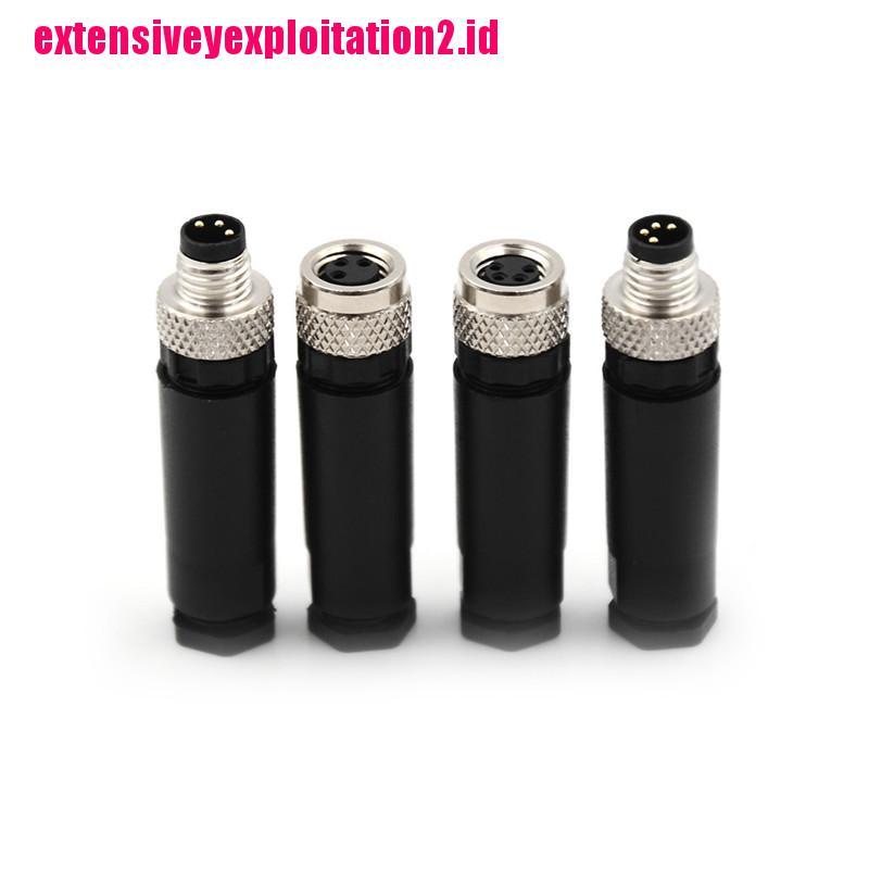 &lt; E2id &amp; &gt; M8 Konektor Sensor 3 / 4 Pin Male Female