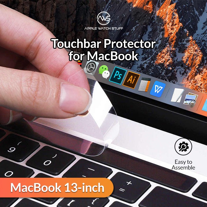 Touchbar Protector for Macbook Pro 13 inch (A2251, A2289, A2338) / Macbook Pro 16 inch (A2141)