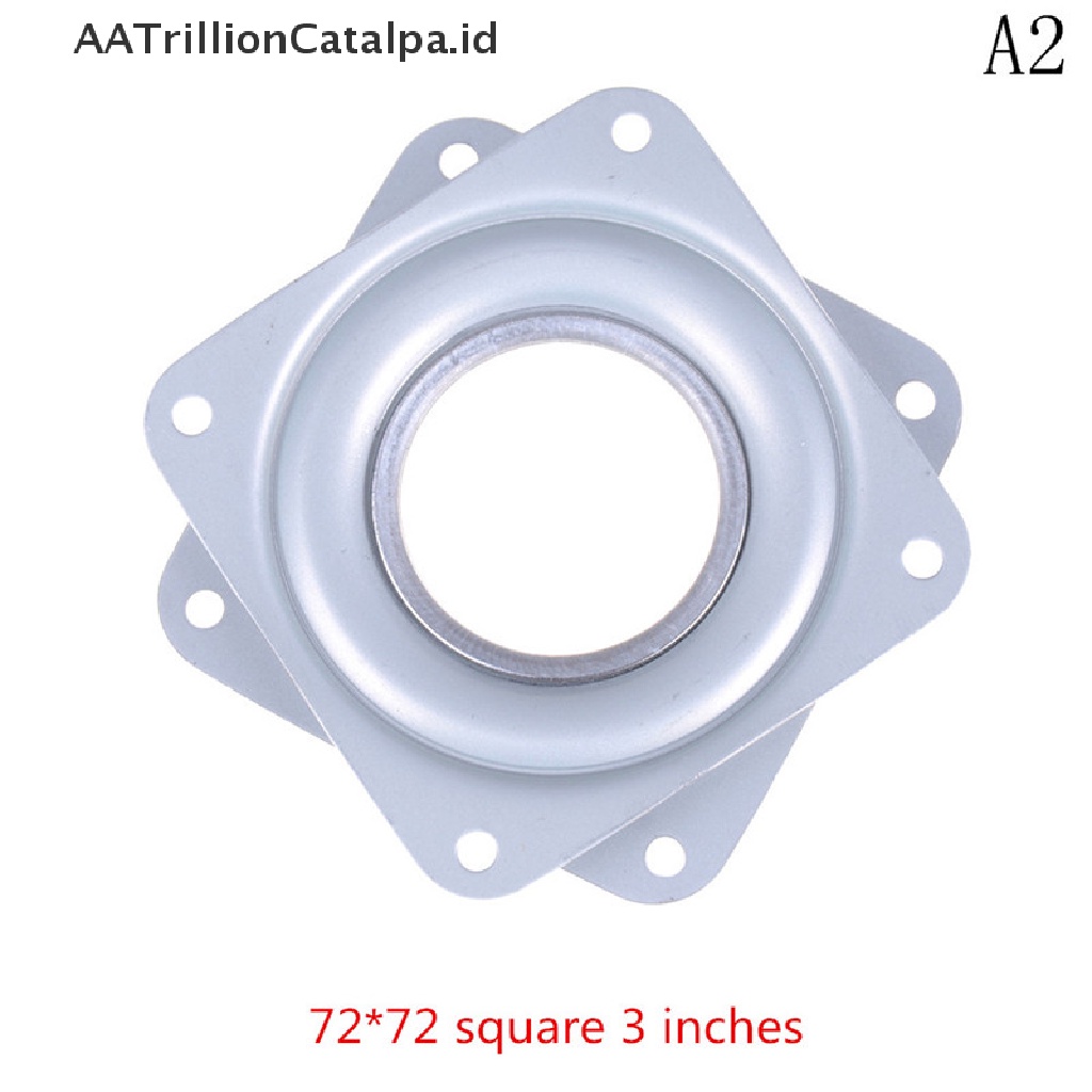 【AATrillionCatalpa】 Metal Lazy Susan Bearing Rotating Swivel Turntable Plate Desk Table ID