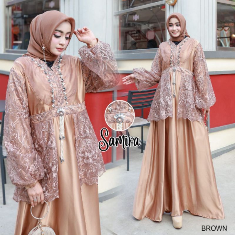 GAMIS SEMIRA / GAMIS WANITA TERBARU/ GAMIS BRUKAT/ GAUN BRIDESMAIDS/BAJU KONDANGAN