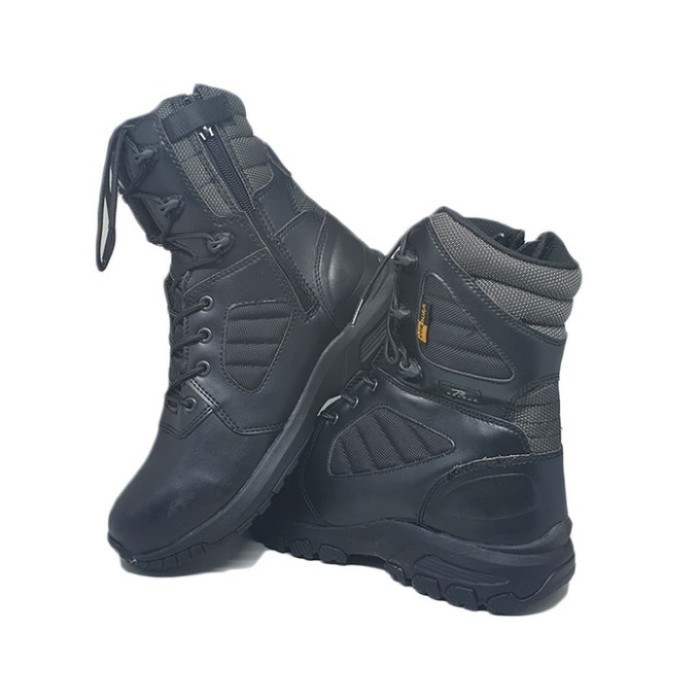 New Outdoor Sepatu Rotcho Tactical Boots Tinggi Hitam 8 Inch