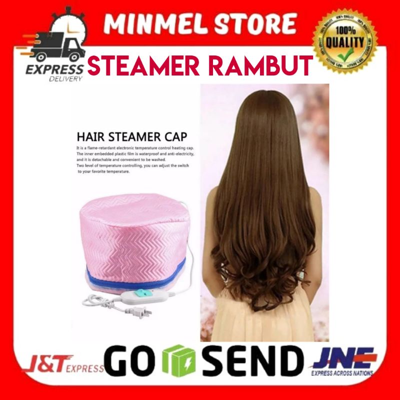 Cap Penutup Kepala Steam Rambut - Hot Steamer SPA Rambut Thermal Treatment Heated Cap