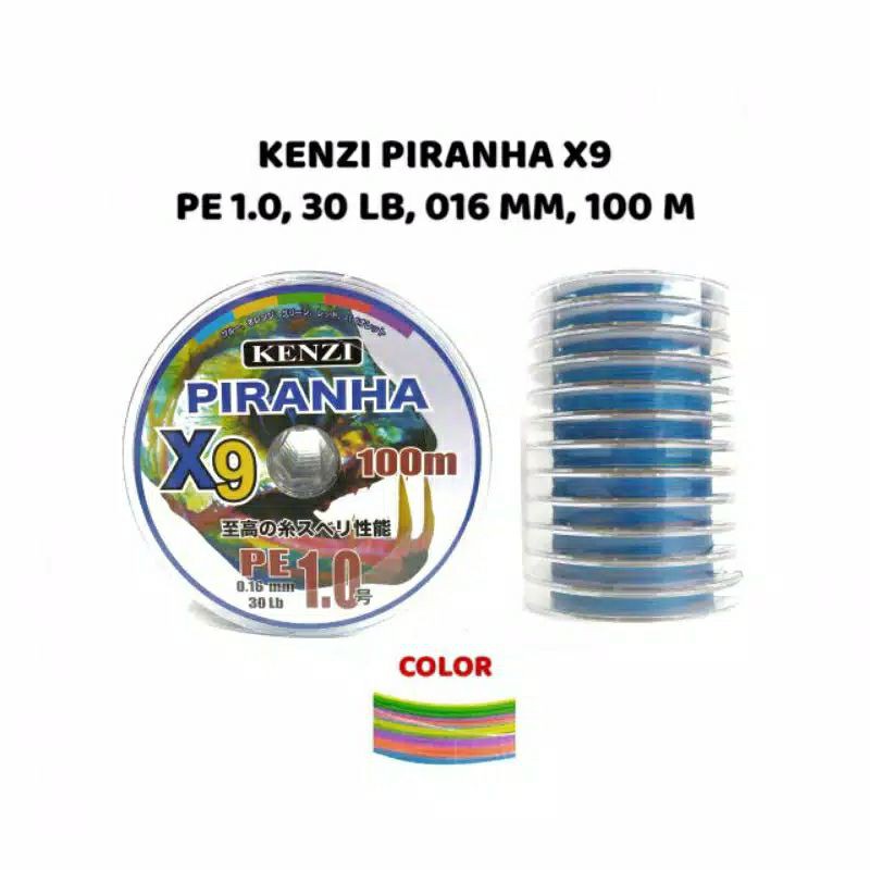 Senar PE Piranha X9 100.M