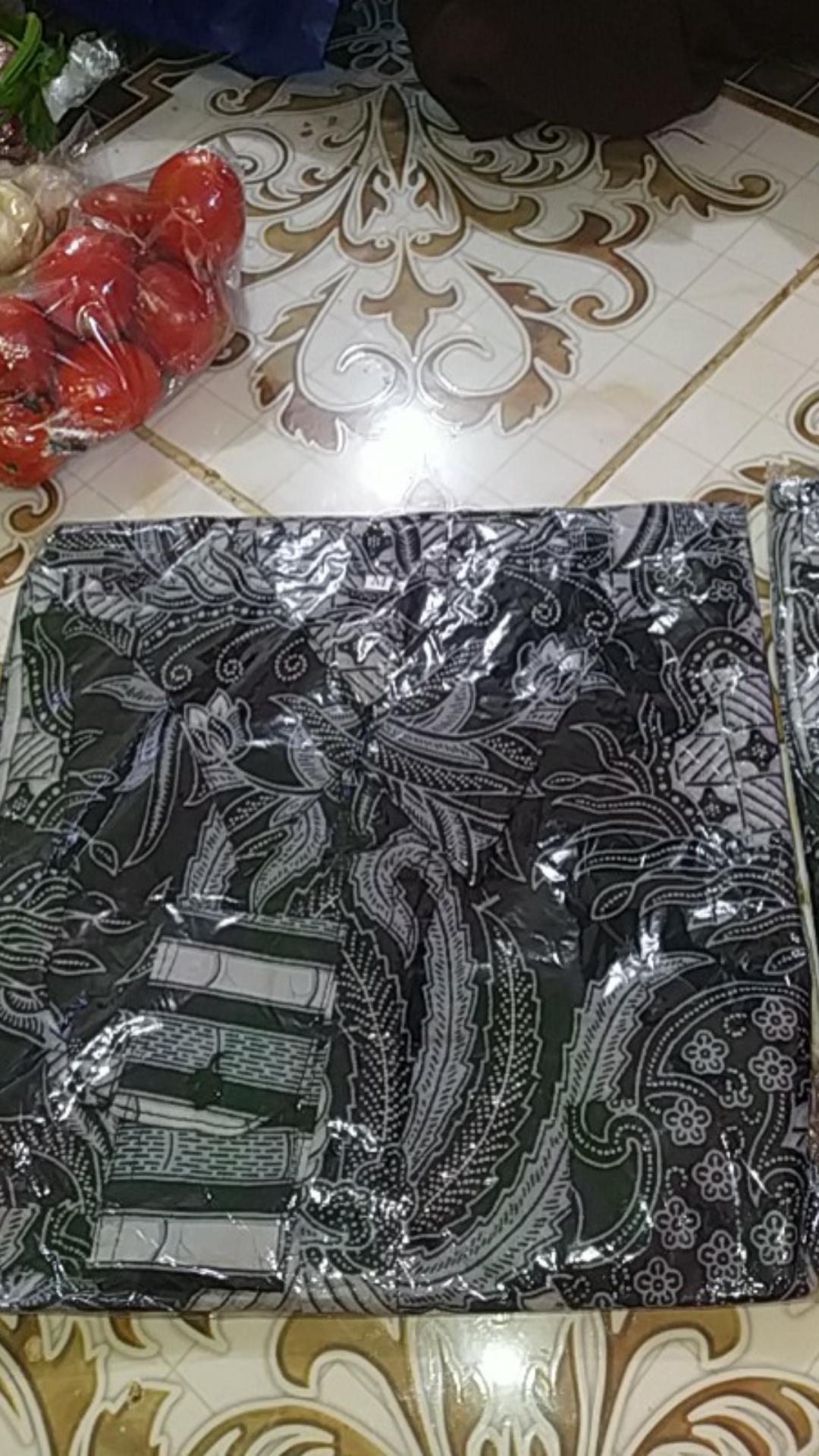 (termurah - Ori & Real Pic _6 Warna) Batik Couple Andhini Kebaya Couple Brukat Anabel - Bs073