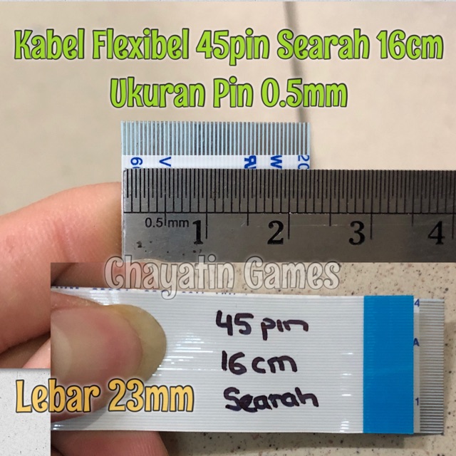 Kabel Flexibel 45 Pin Halus Searah Panjang 16cm - Ukuran Pin 0,5mm