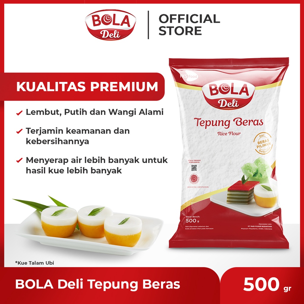 

BOLA Deli Tepung Beras 500 gr