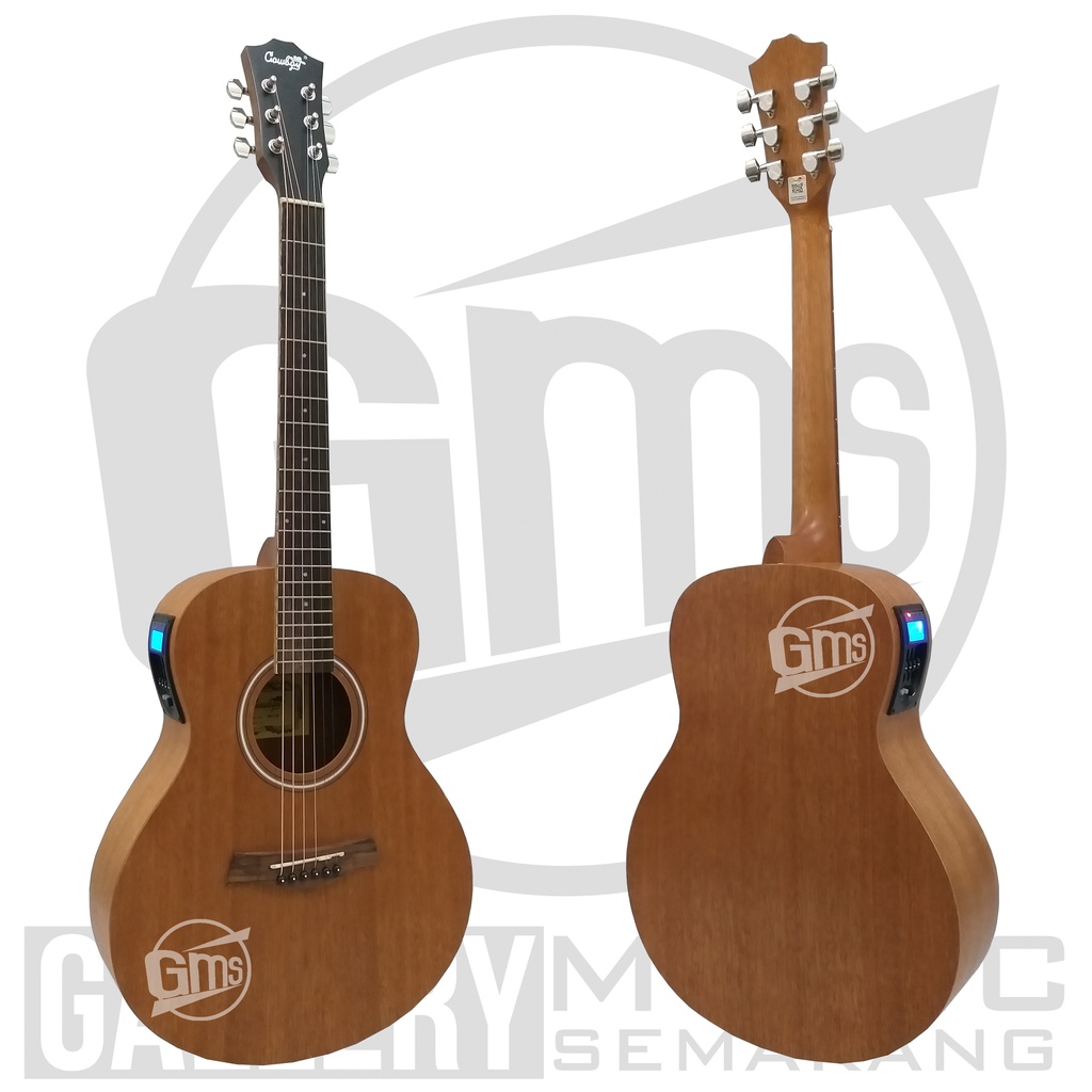 ORIGINAL!!! Gitar Akustik Elektrik Import Merk Cowboy GW-2 NA GW 2NS Equalizer Tuner LC Prener