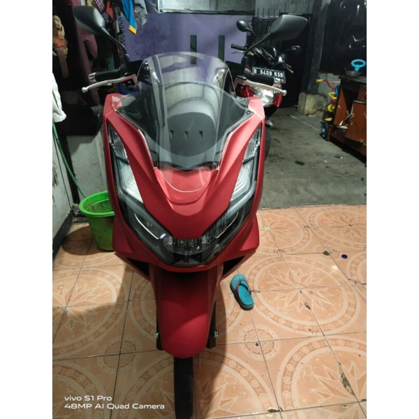 VISOR /WINDSHIELD HONDA PCX160 MODEL STANDAR ORI