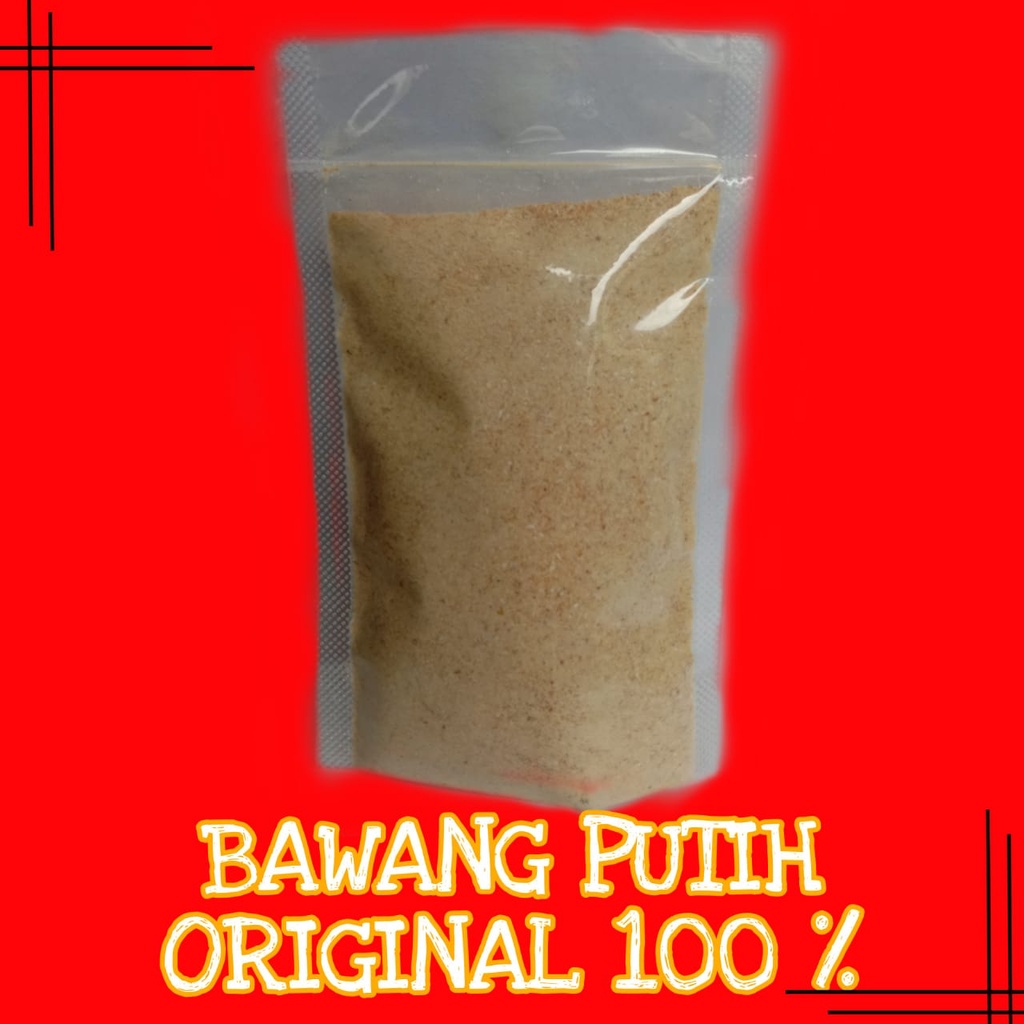 

BAWANG PUTIH BUBUK ORIGINAL TANPA GULA DAN CAMPURAN APAPUN 100gr