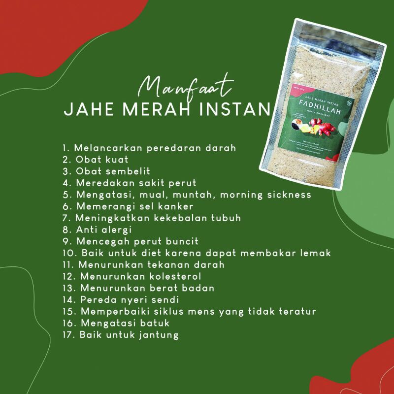 

Jahe Merah Instan