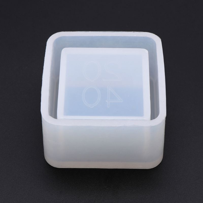 SIY  Square Small Flowerpot Silicone Mould Storage Box DIY Handmade Making Crafts Crystal Epoxy Mold