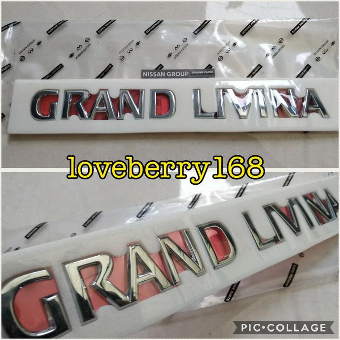 emblem GRAND LIVINA original utk nissan grand livina lama 2007-2011 | Emblem Mobil