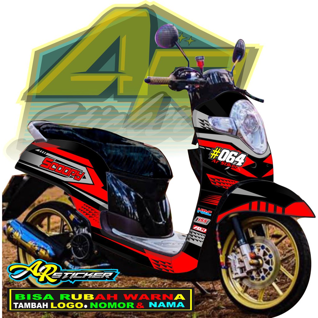 Decal scoopy Decal Scoopy full body Full Blok Decal Scopy Dekal New Fi 2017 2018 2019 2020 RACING