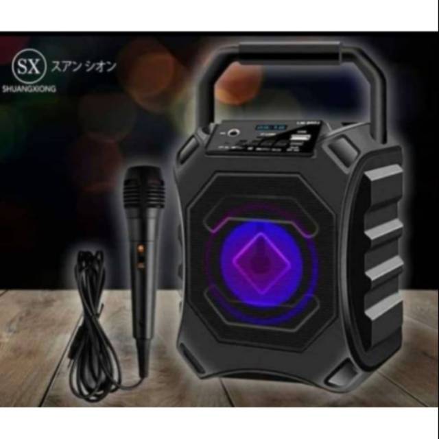 [ FREE ONGKIR _COD] speaker bluetooth FREE MICROPHONE  sk668