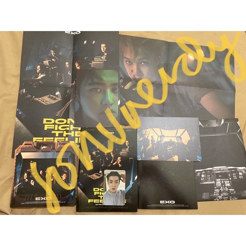 ALBUM EXO DONT FIGHT THE FEELING/DFTF ONLY