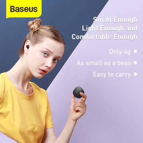 BASEUS Encok Earphone Bluetooth True Wireless Earphones WM01 - NGWM01