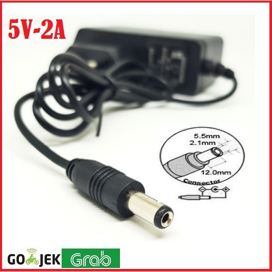 ADAPTOR 5V 2A - 5.5mm x 2.1mm FOR WIRELESS ROUTER, SWITCH HUB, Dll