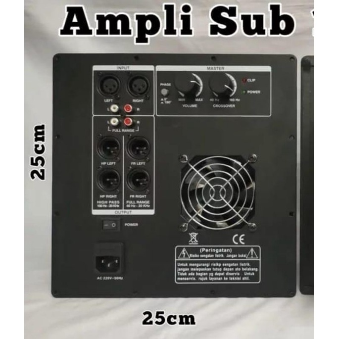 modul power kit subwoofer class D trafo smps