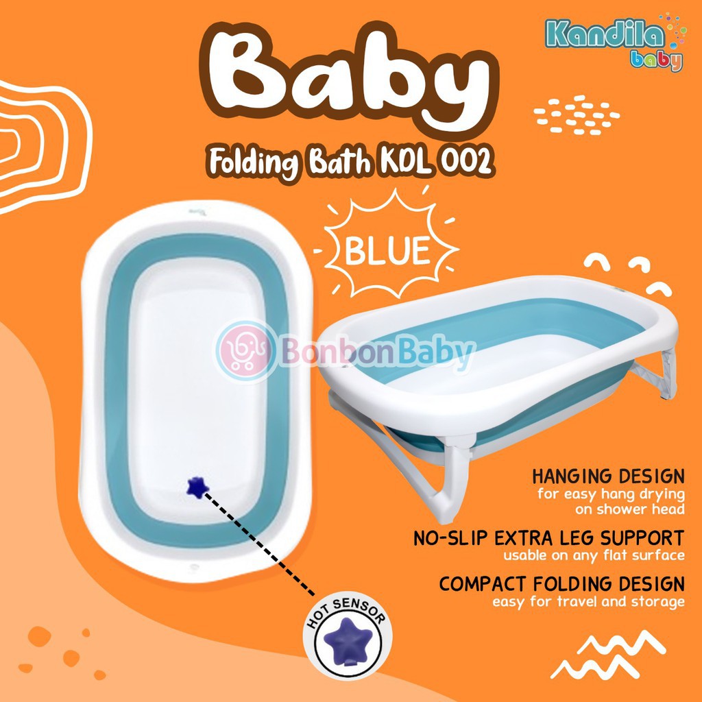 Makassar - Bak Mandi Bayi Lipat/Kandila Folding Bath/Baby Bath Tub Seperti Karibu - KDL002 KDL004