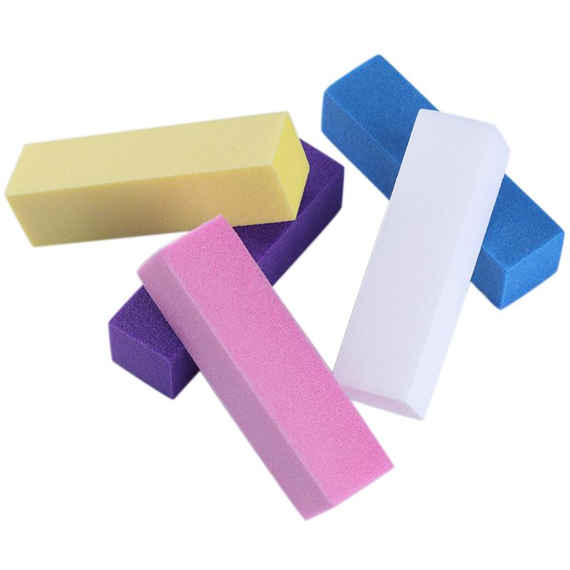 1pc Kikir Kuku Diy Bahan Spons Warna Pink / Biru / Putih