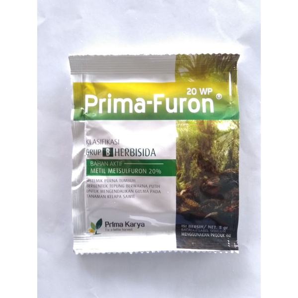 Herbisida sistemik PRIMA FURON (PENTA FURON) 20WP 5 gram, racun pembasmi rumput,gulma, racun biji ru