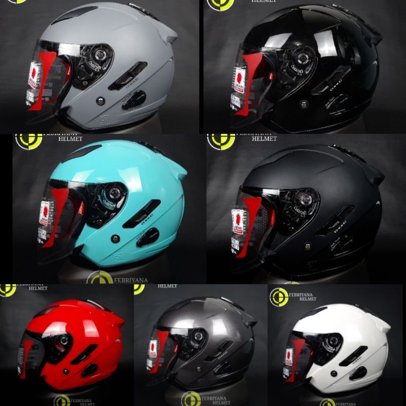 HELM KYT GALAXY FLAT R DOUBLE VISOR POLOS/ KYT Galaxy