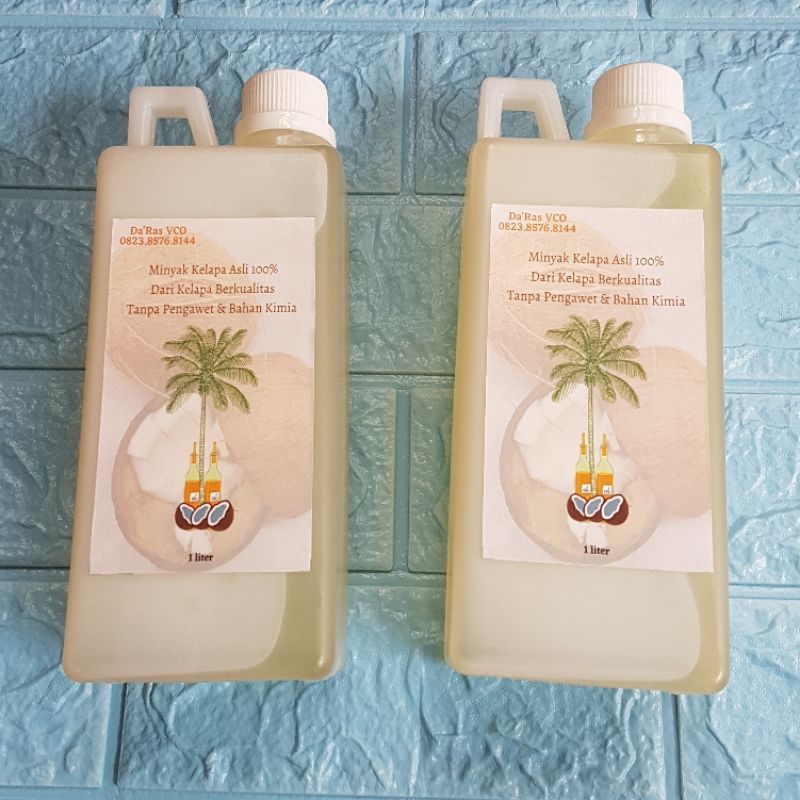 

Da'Ras VCO | Virgin Coconut Oil | Minyak Kelapa 1Liter
