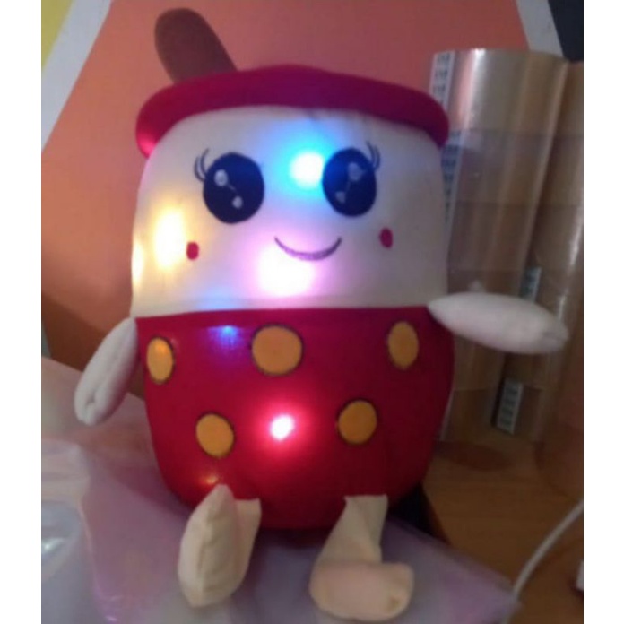 Boneka Boba Tangan Kaki Led Jumbo Galon Uk 50Cm Mainan Anak Viral Murah