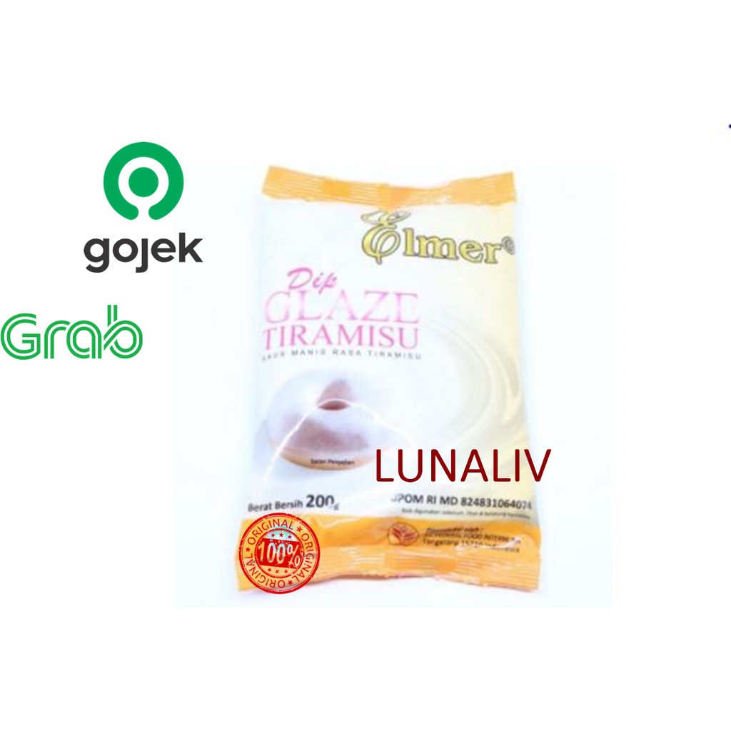 

Elmer Dip Glaze Tiramisu 200 Gr