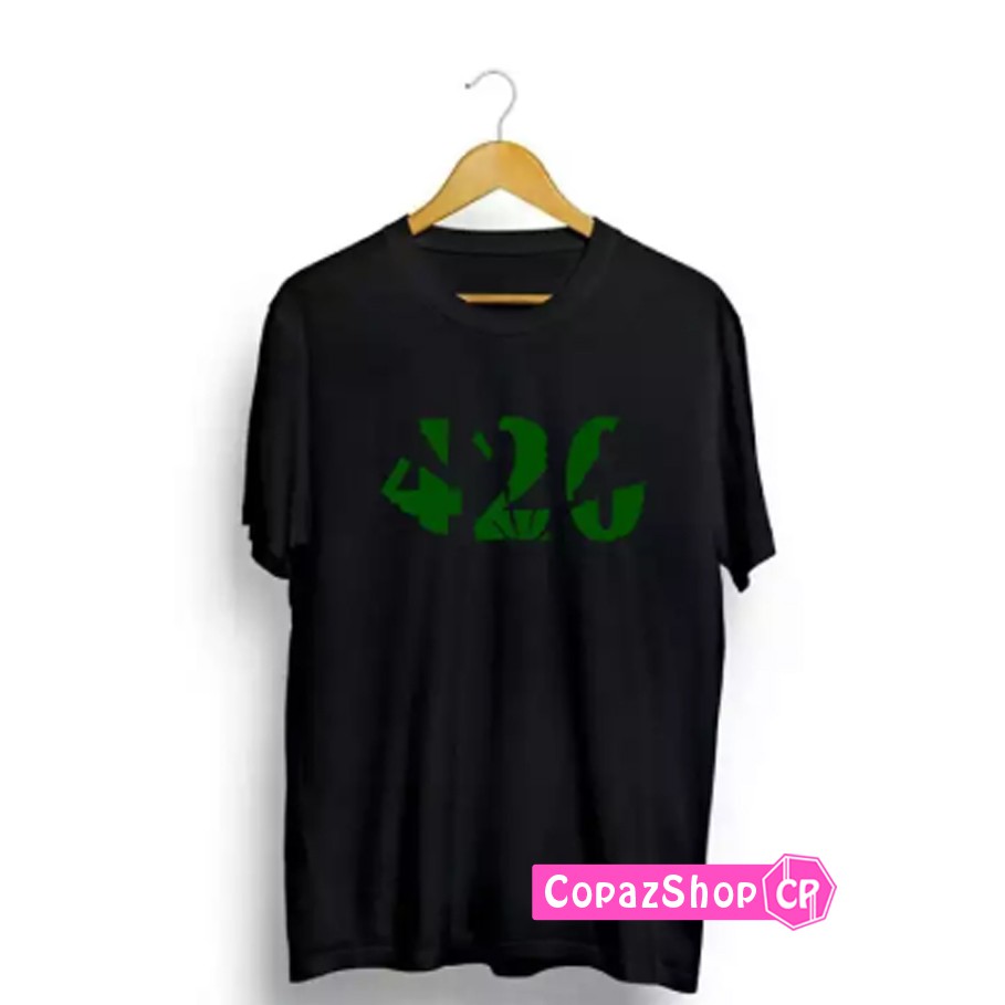 Kaos Distro 420 Go gred Hijau Premium Quality